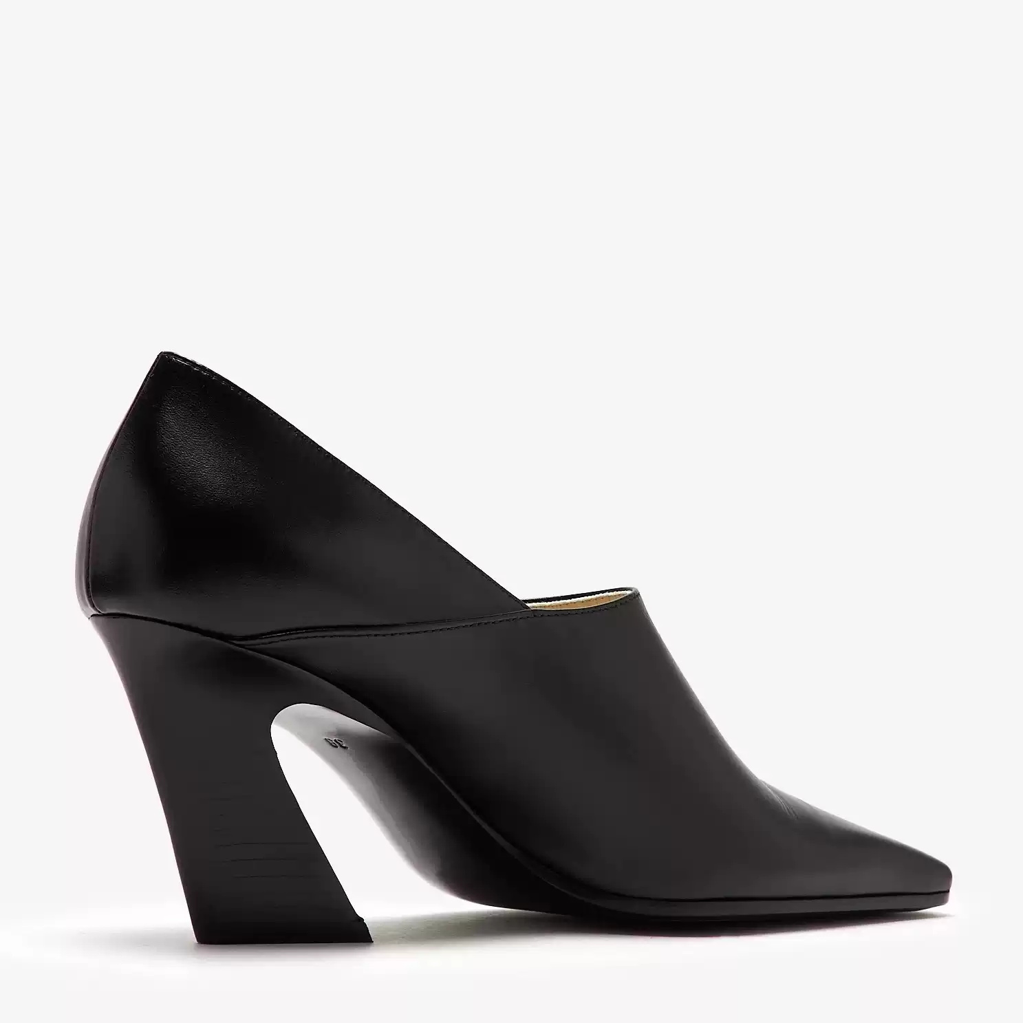 Women's Black Leather Square T - đánh giá và giá Women Formal Office Wear Shoes