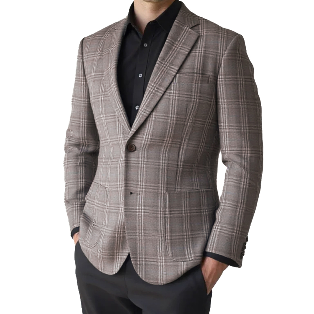 2026 Fashion Men Jacket Brown  - đánh giá và giá Tailored Coat Wool