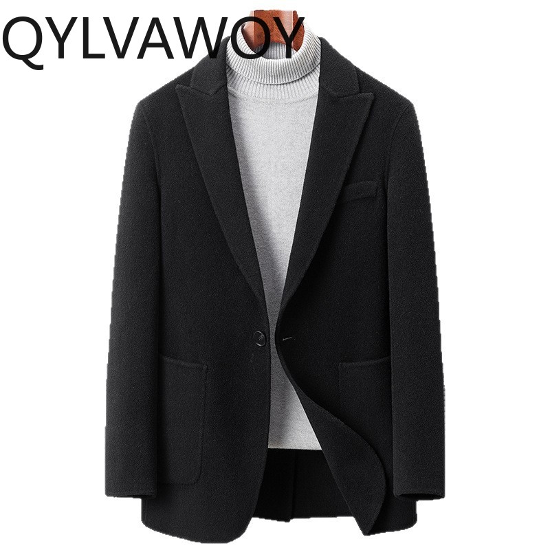 QYLVAWOY 100% Wool Men Jacket  - đánh giá và giá Tailored Coat Wool