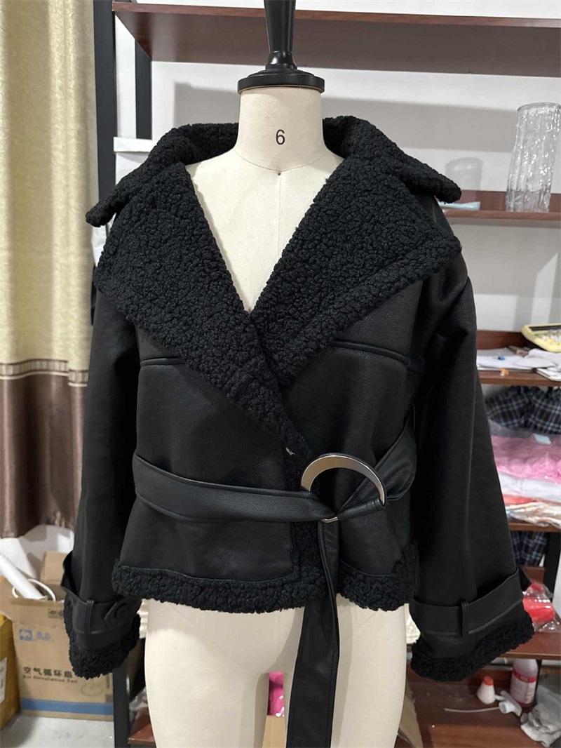 PU Leather Fur Black Women Jac - đánh giá và giá Women Formal Wear Black