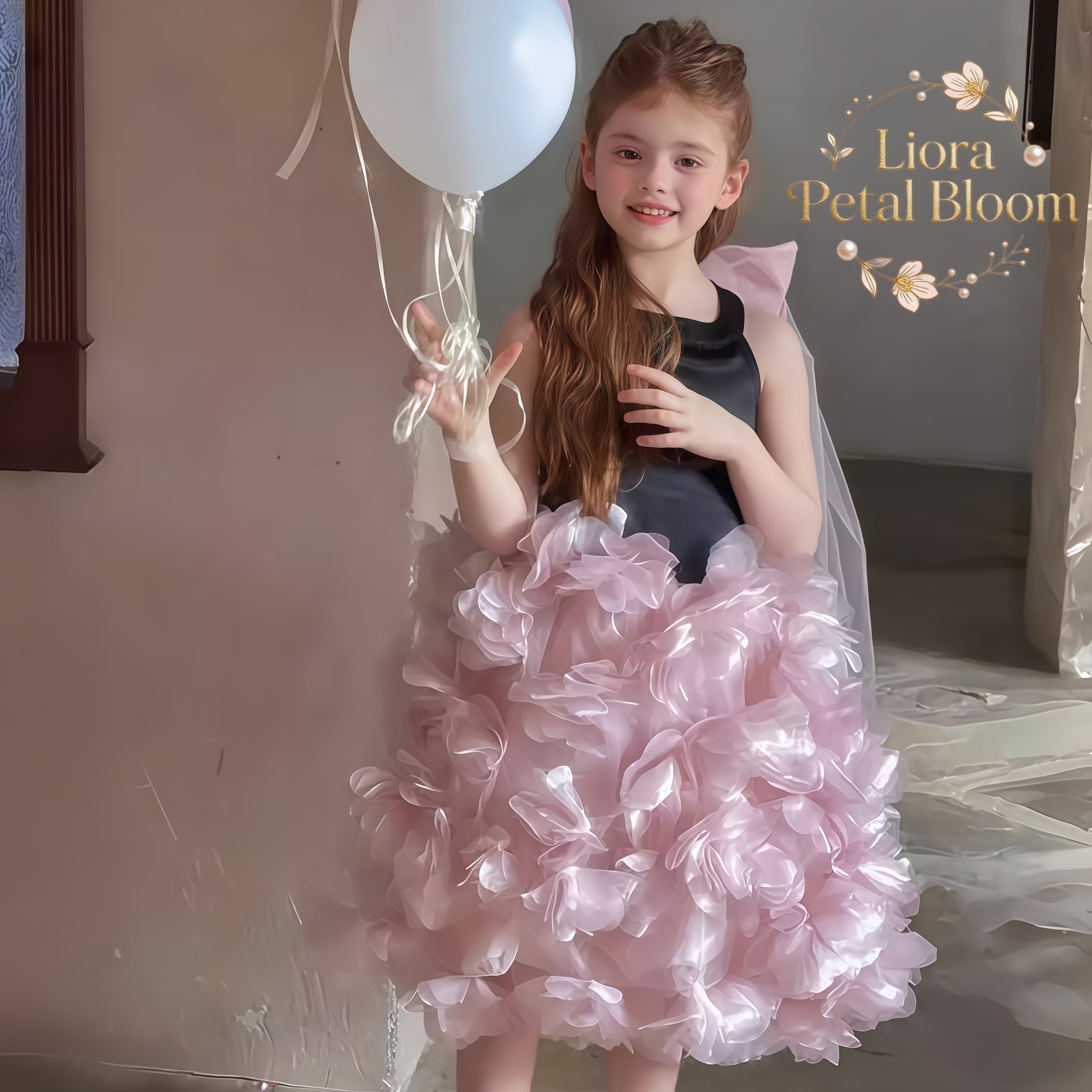 Girls' Black Floral Tulle Dres - đánh giá và giá Women Formal Wear Black