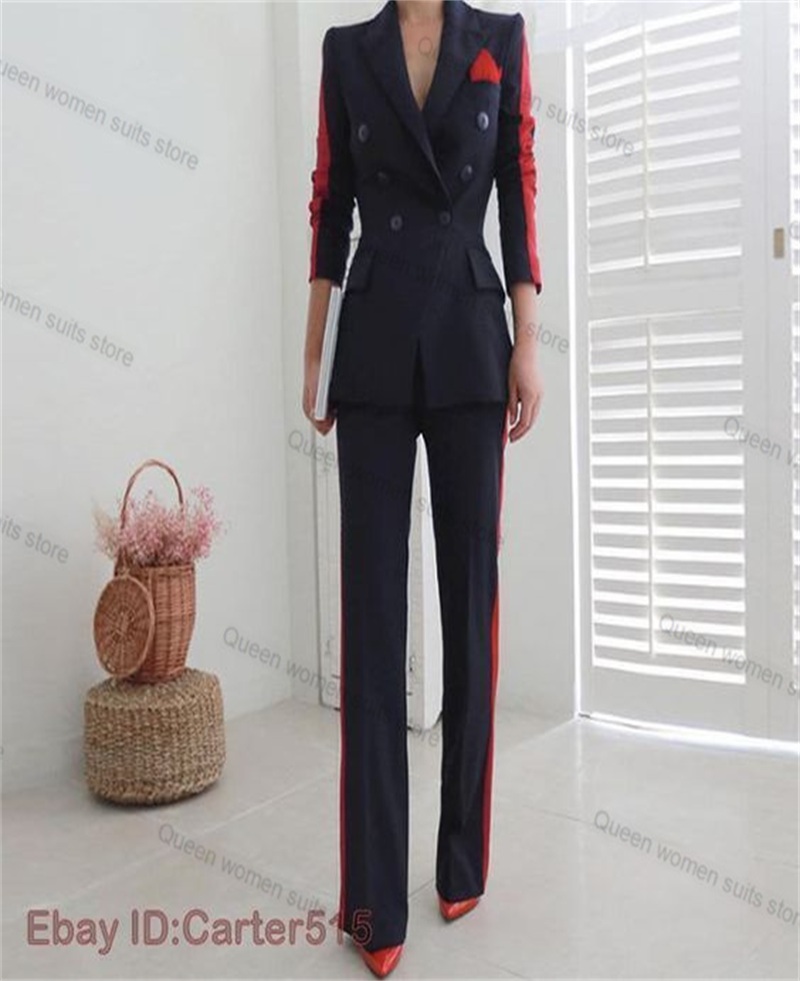 Red Black Autumn Women Suit Se - đánh giá và giá Women Formal Wear Black