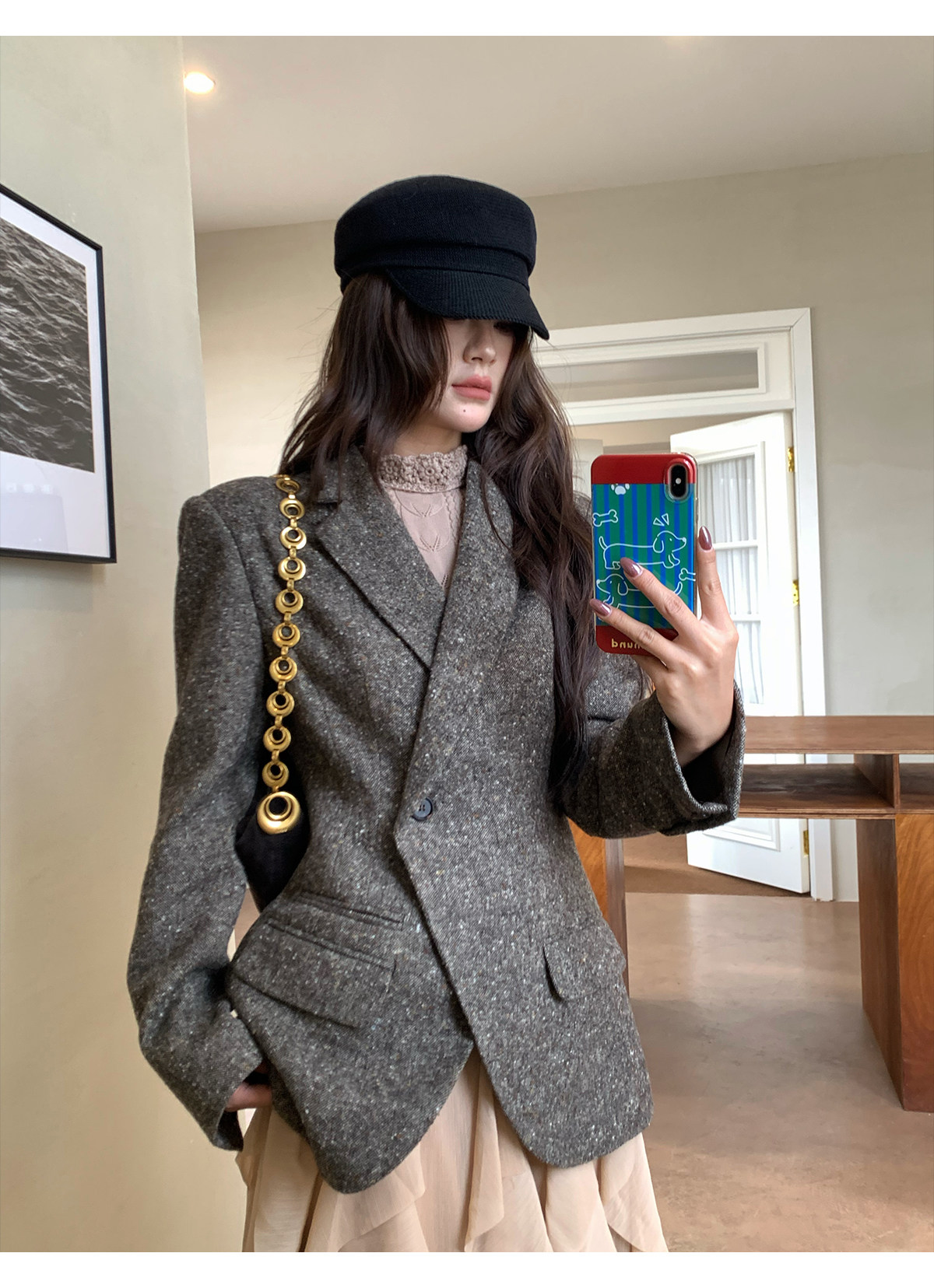【MAR】Women Vintage Intellectua - đánh giá và giá Tailored Coat Wool
