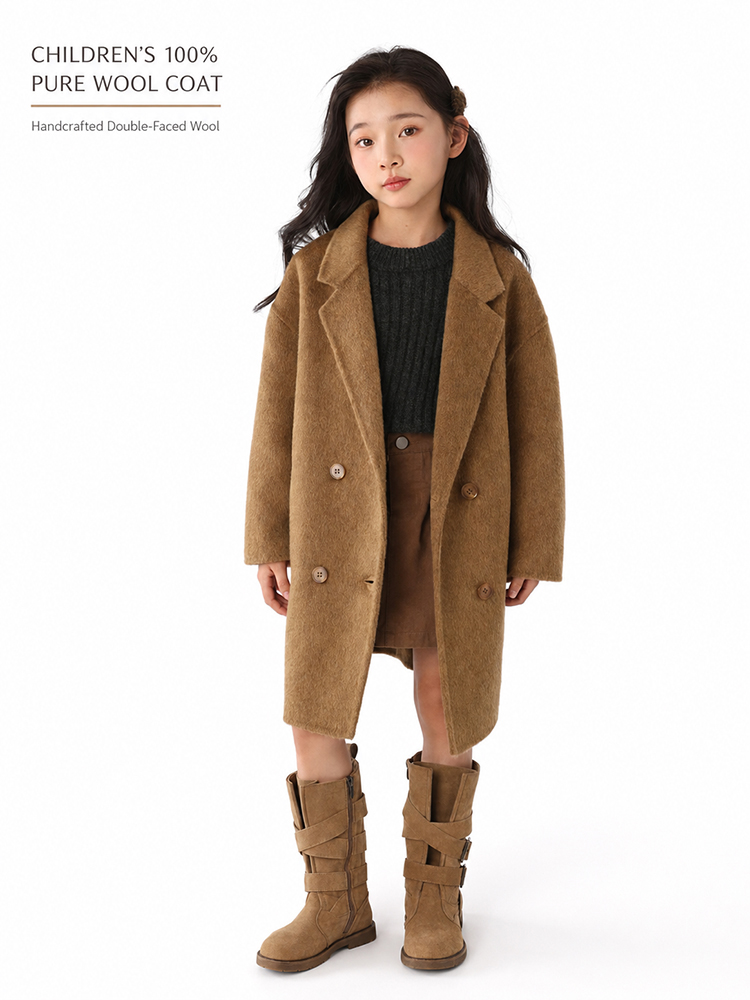 Children 100% Pure Wool Double - đánh giá và giá Tailored Coat Wool