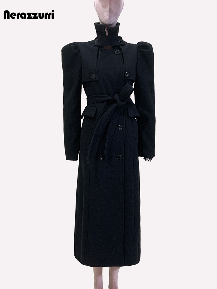 Nerazzurri Autumn Winter Long  - đánh giá và giá Tailored Coat Wool