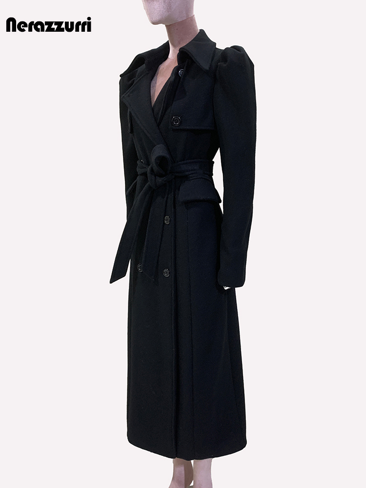 Nerazzurri Autumn Winter Long  - đánh giá và giá Tailored Coat Wool