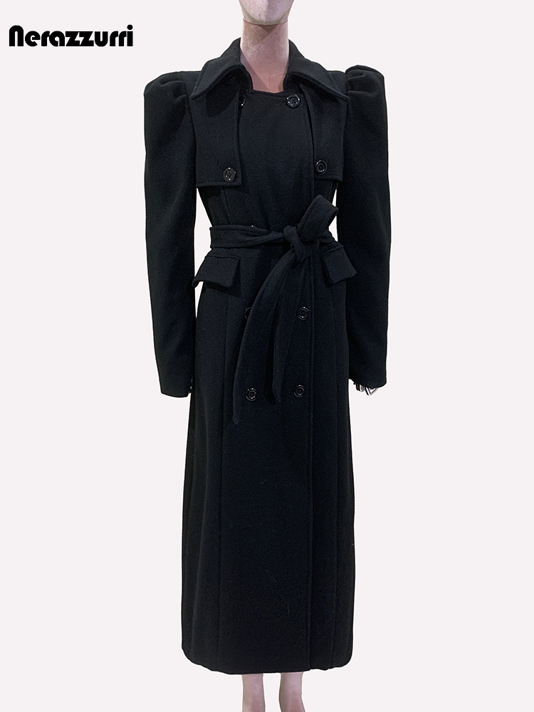 Nerazzurri Autumn Winter Long  - đánh giá và giá Tailored Coat Wool