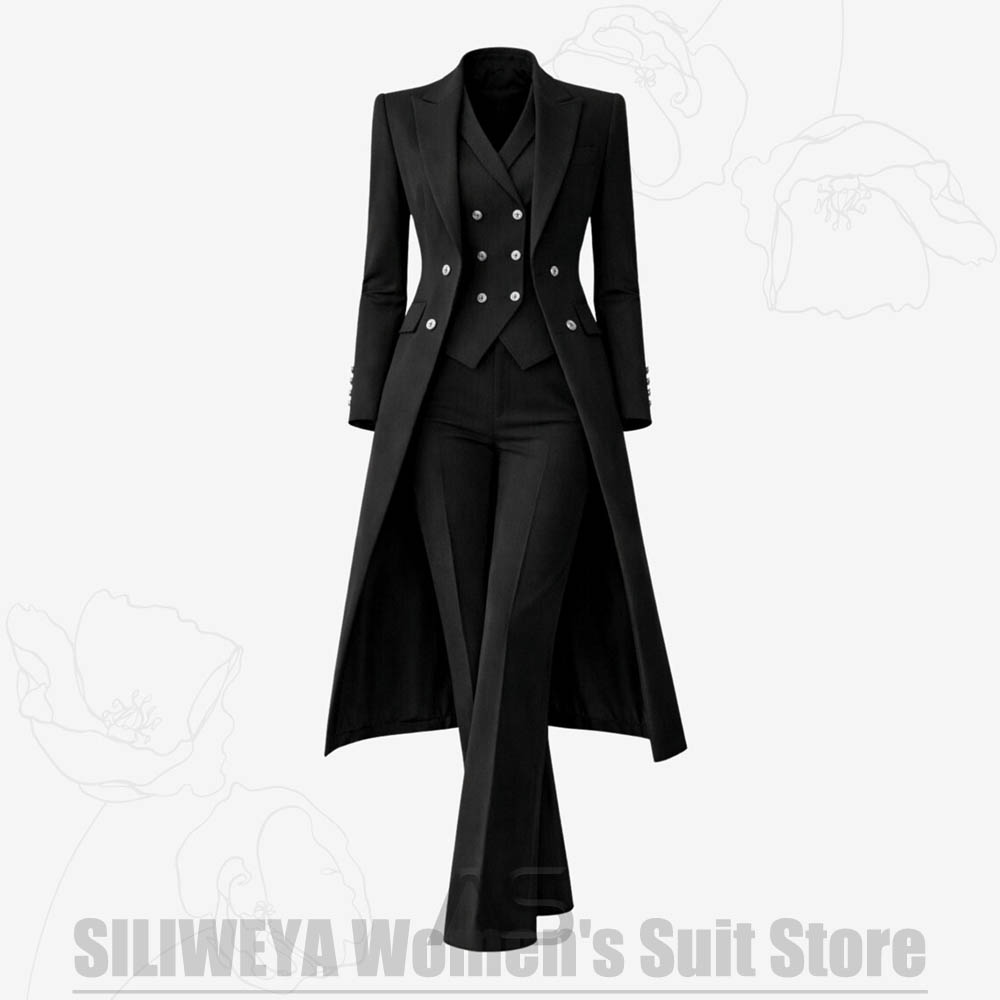 Women's Suit 3 Piece Double Br - đánh giá và giá Women Formal Wear Vest