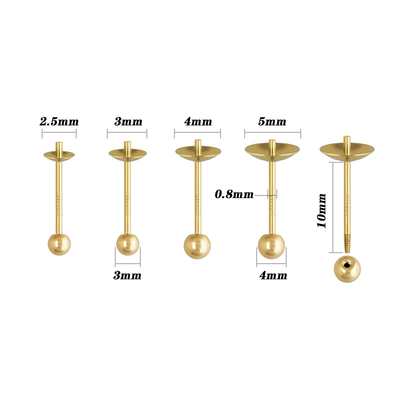14K Gold Filled Pearl Cup Earr - đánh giá và giá Pearl Earring Stud