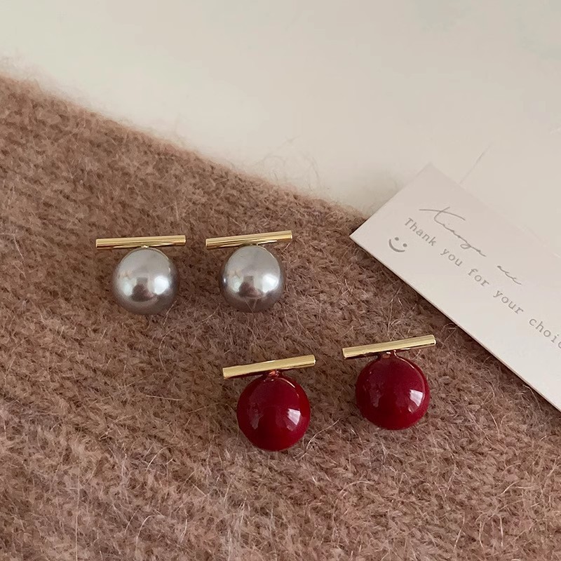 925 Silver Needle Korean Fashi - đánh giá và giá Pearl Earring Stud